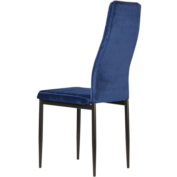 Chaise 58206BU - Bree Bleu - Lot de 4