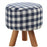 Pouf enfant 41300BU - Khalida Bleu - Lot de 2