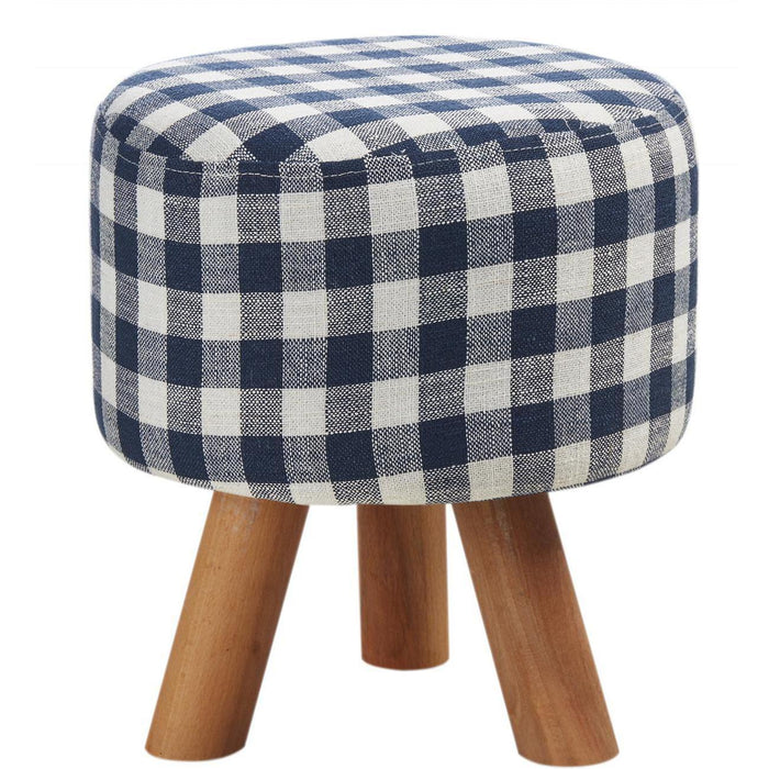 Pouf enfant 41300BU - Khalida Bleu - Lot de 2