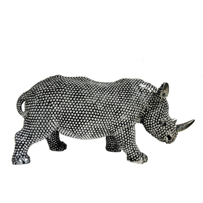 Deco statue 47547AR - Rino Argent - Lot de 1