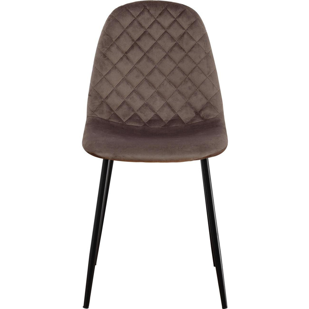 Chaise 39540CH - Hoverton Marron - Lot de 4