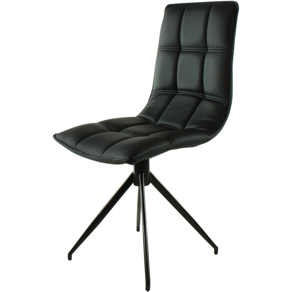 Chaise 40316NO - MADERA CHAISE PU 51X60X86.5 H - Lot de 4