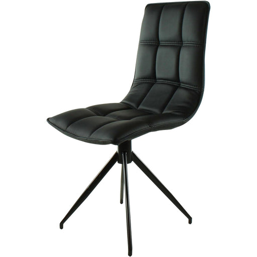 Chaise 40316NO - MADERA CHAISE PU 51X60X86.5 H - Lot de 4