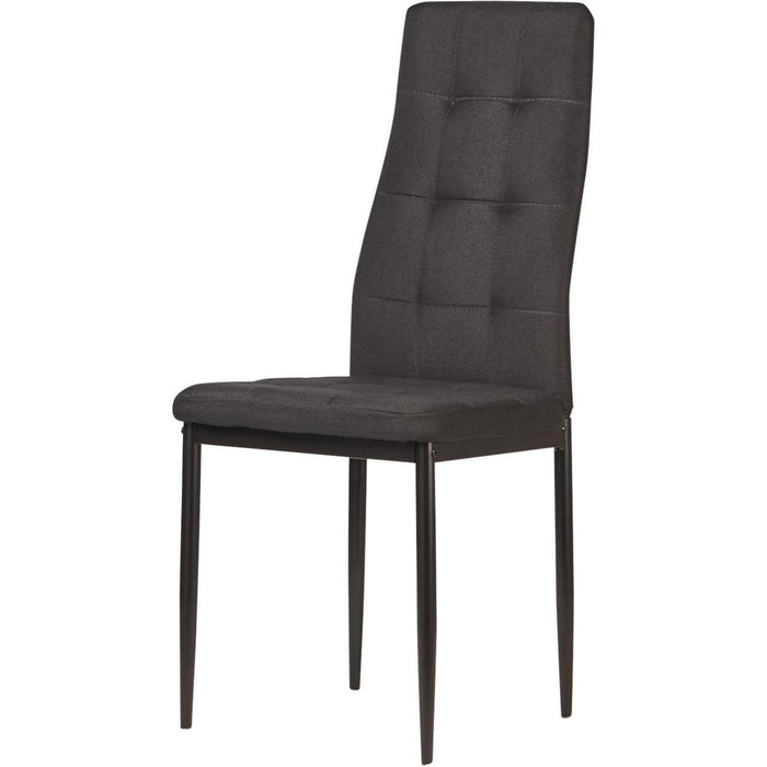 Chaise 58205NO - Kendal Noir - Lot de 4
