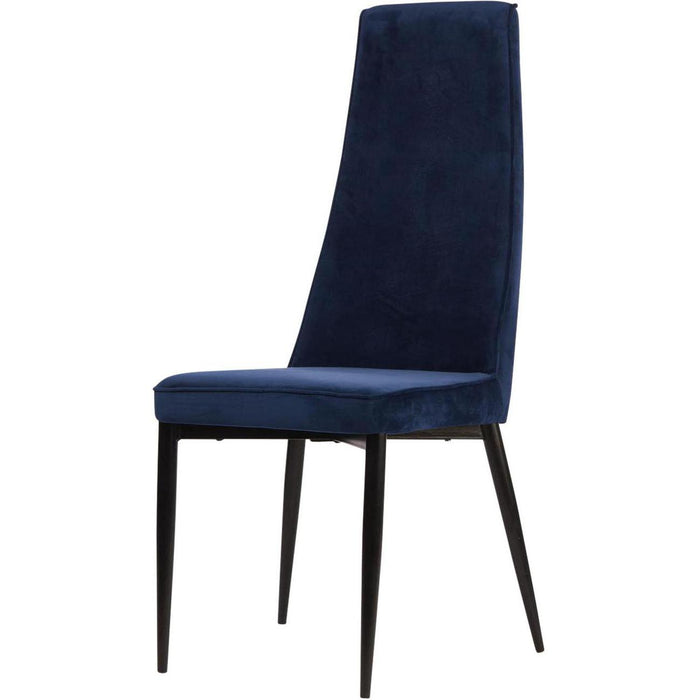 Chaise 52867BU - Adeline Bleu - Lot de 4
