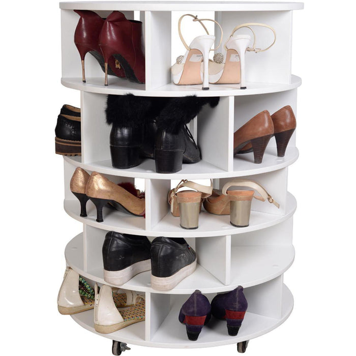Meuble a chaussure 37263BL - May Blanc - Lot de 1