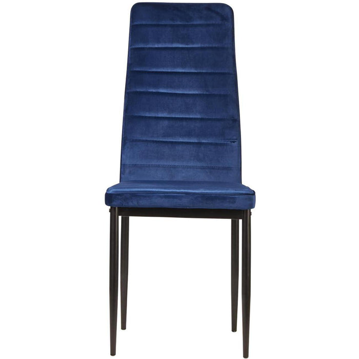 Chaise 58206BU - Bree Bleu - Lot de 4