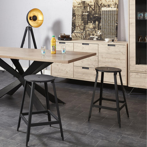 Chaise 42706NO - Swappi Noir - Lot de 2