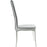 Chaise 40317BL - Elnaz Blanc - Lot de 4
