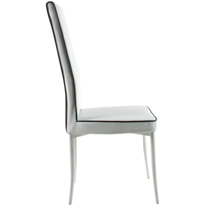 Chaise 40317BL - Elnaz Blanc - Lot de 4