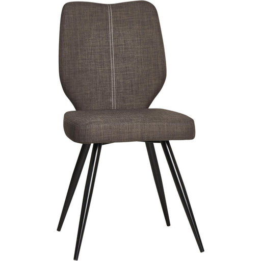 Chaise 52868MA - Gigi Marron - Lot de 2