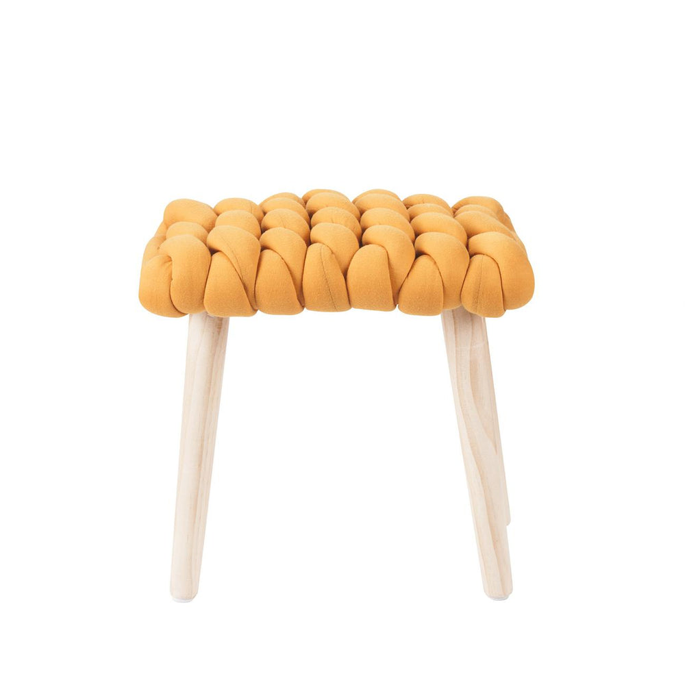 Pouf 13837MT - Dona Jaune - Lot de 1