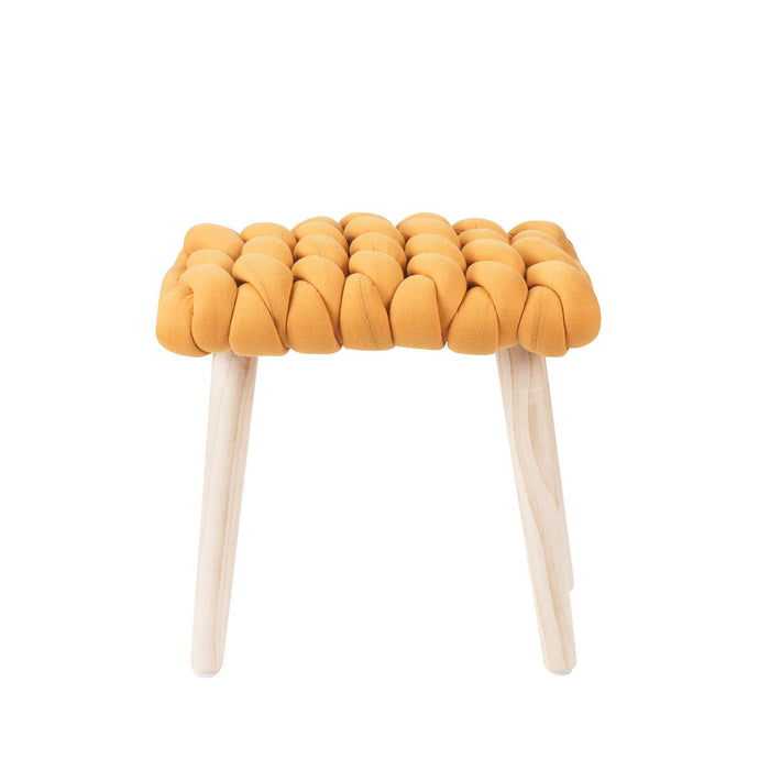 Pouf 13837MT - Dona Jaune - Lot de 1