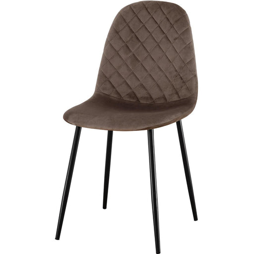 Chaise 39540CH - Hoverton Marron - Lot de 4