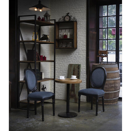 Chaise 47770NG - Rory Gris - Lot de 2