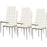 Chaise 58203BL - Ariba Blanc - Lot de 4