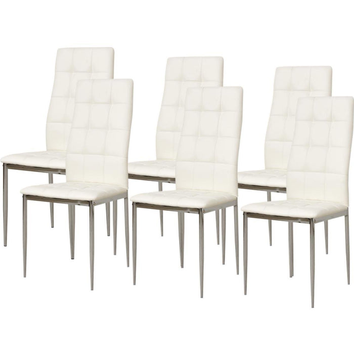 Chaise 58203BL - Ariba Blanc - Lot de 4