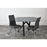Chaise 52871GR - Wisteria Gris - Lot de 2