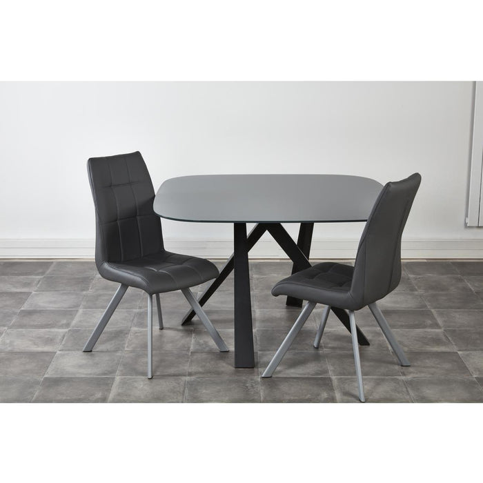 Chaise 52871GR - Wisteria Gris - Lot de 2