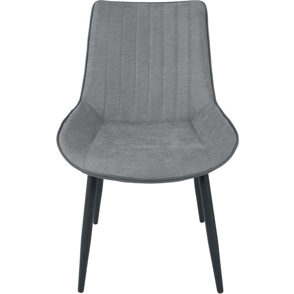 Chaise 55127GR - ST MORITZ Gris - Lot de 4