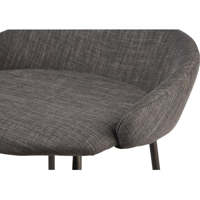 Chaise 74203GR - Irvington Gris Anthracite - Lot de 2