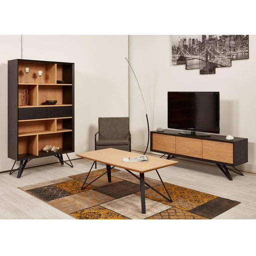 Vitrine 49123NA - ST MORITZ Noir & Marron - Lot de 1
