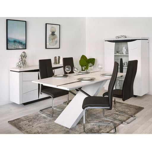 Chaise 48610NO - Rinery Noir - Lot de 4