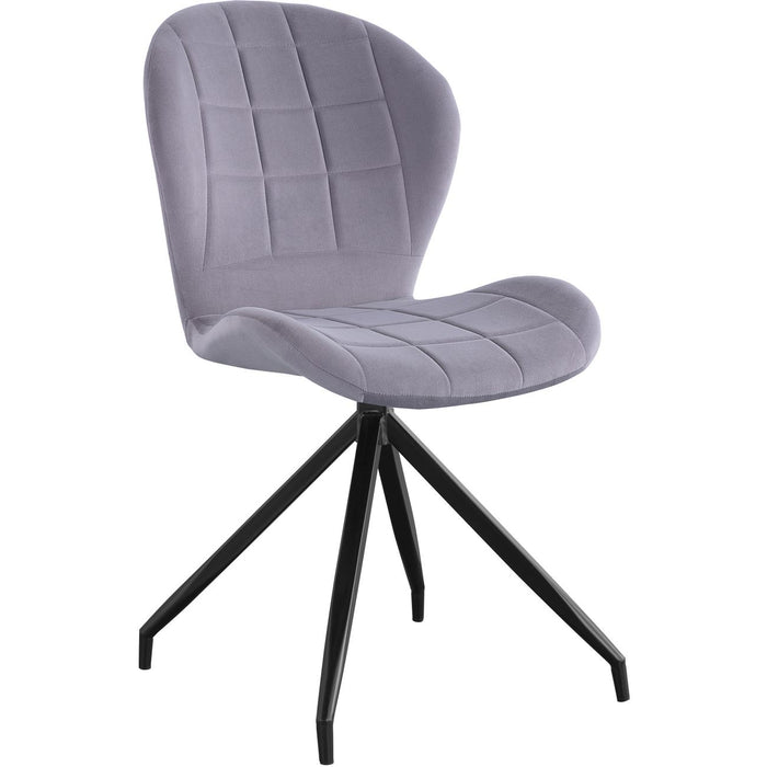 Chaise 40411GR - ENZO Gris - Lot de 4