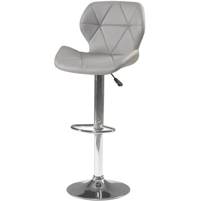 Chaise 47402GR - Zeke Gris - Lot de 2