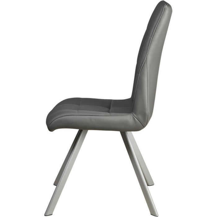 Chaise 52871GR - Wisteria Gris - Lot de 2