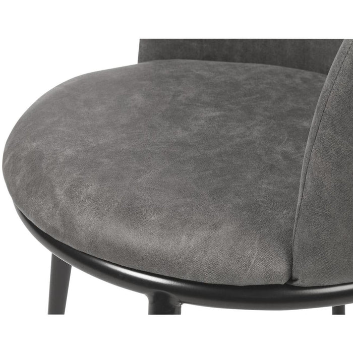 Chaise 74200GR - Collet Gris Anthracite - Lot de 2