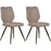 Chaise 52868GR - Gigi Gris - Lot de 2