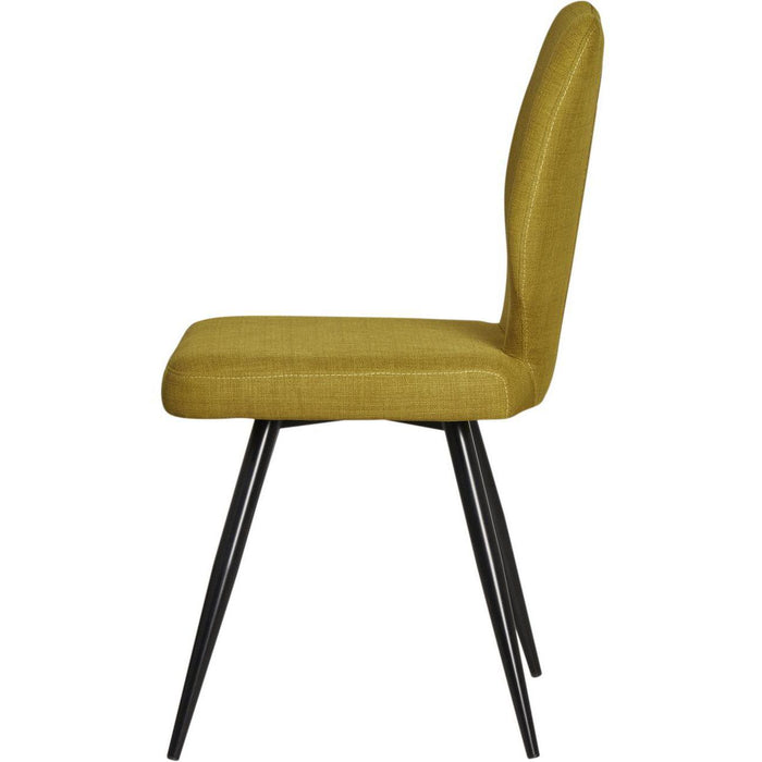 Chaise 52868VE - Gigi Jaune Moutarde - Lot de 2