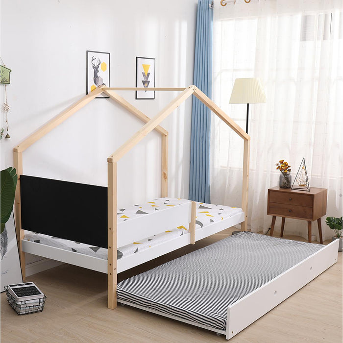 Tiroir de Lit 36154BL - Woody Blanc - Lot de 1