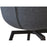Chaise 50325GA - Geoffrey Gris Anthracite - Lot de 4