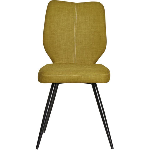 Chaise 52868VE - Gigi Jaune Moutarde - Lot de 2