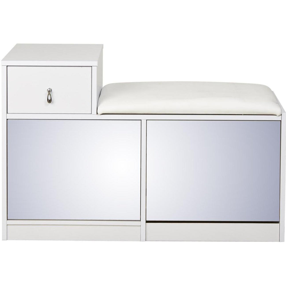 Meuble a chaussure 37262BL - Pryia Blanc - Lot de 1