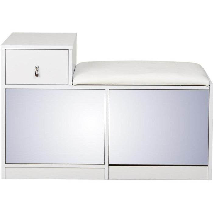 Meuble a chaussure 37262BL - Pryia Blanc - Lot de 1