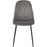 Chaise 39540GR - Hoverton Gris - Lot de 4