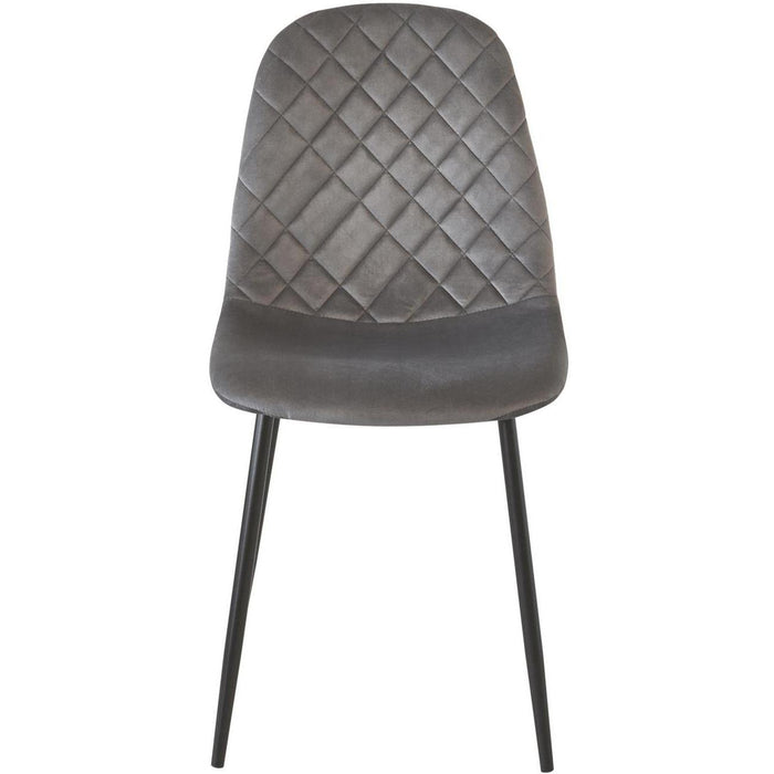 Chaise 39540GR - Hoverton Gris - Lot de 4