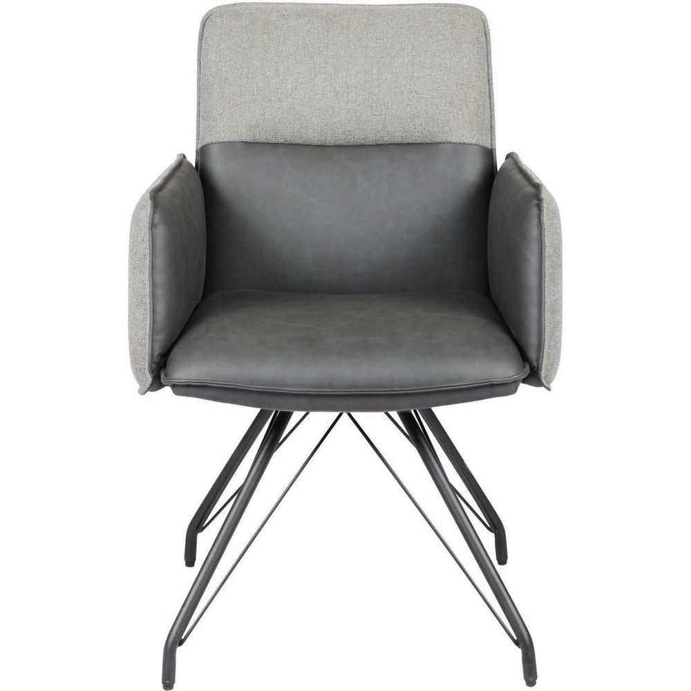 Chaise 52870GR - Gilou Bridge Gris - Lot de 2
