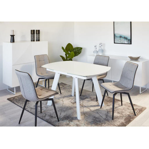 Chaise 50325GR - Geoffrey Gris - Lot de 4