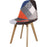 Chaise 16139MC - Justine Multicouleur - Lot de 2
