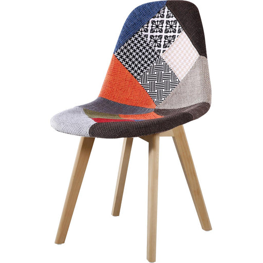 Chaise 16139MC - Justine Multicouleur - Lot de 2