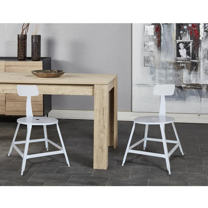 Chaise 42702BL - Vetro Blanc - Lot de 2