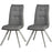 Chaise 52871GR - Wisteria Gris - Lot de 2