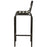 Chaise 42703NO - Apollo Noir - Lot de 2