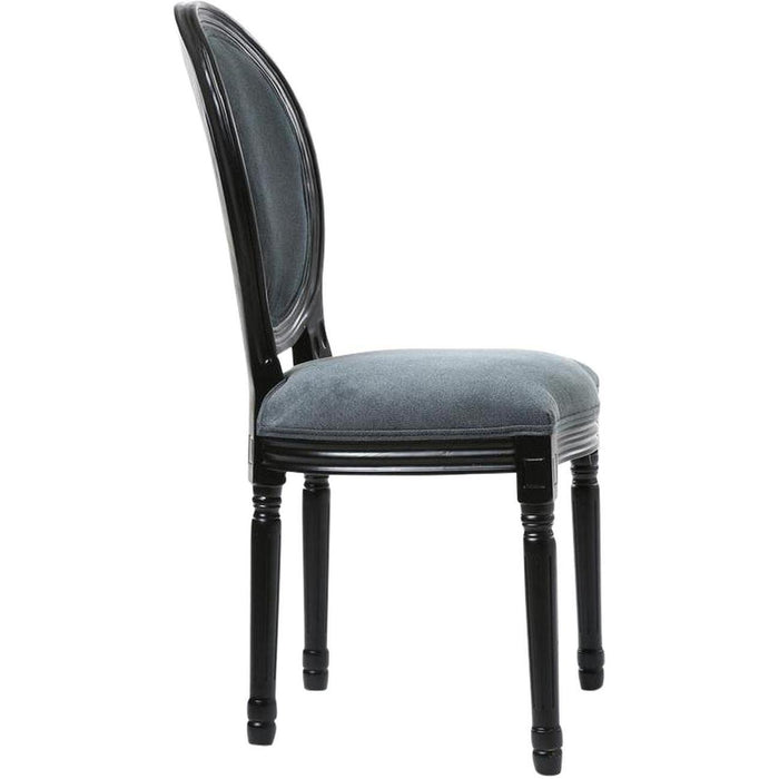 Chaise 47770NG - Rory Gris - Lot de 2