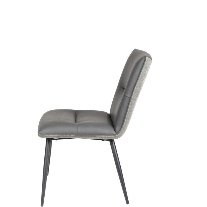 Chaise 52865GR - Jonas Gris - Lot de 2