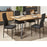 Chaise 58205NO - Kendal Noir - Lot de 4